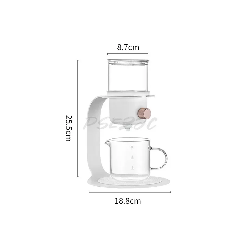 Fresh Grinding Coffee Pot Detachable Water Washable Household Glass Teapot Drip Filter Ice Drop Cold Extraction