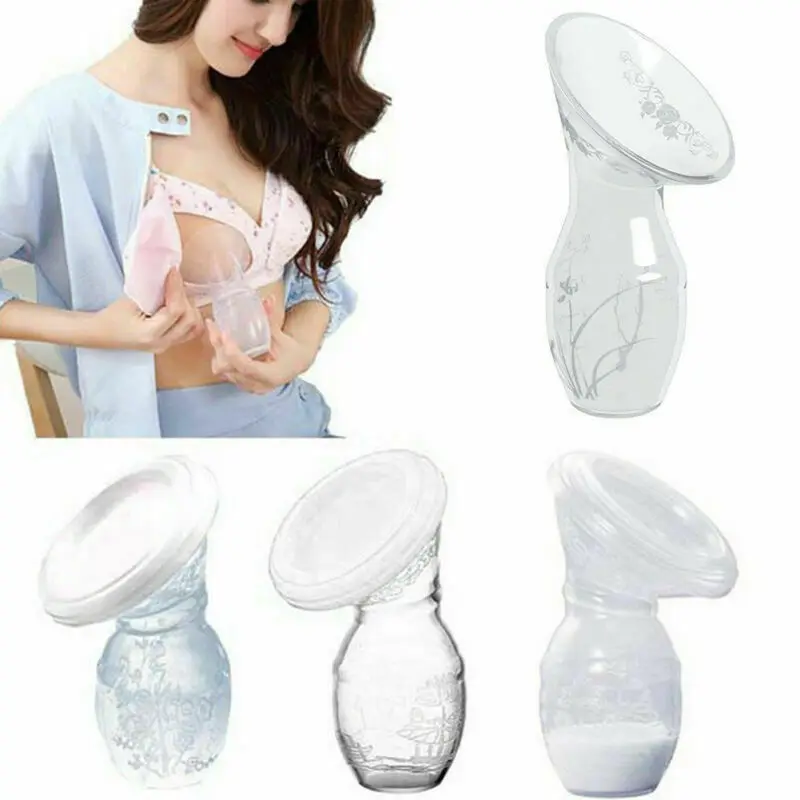 Baby Feeding Manual Breast Pump Partner Breast Collector Automatic Correction Breast Milk Silicone Pumps