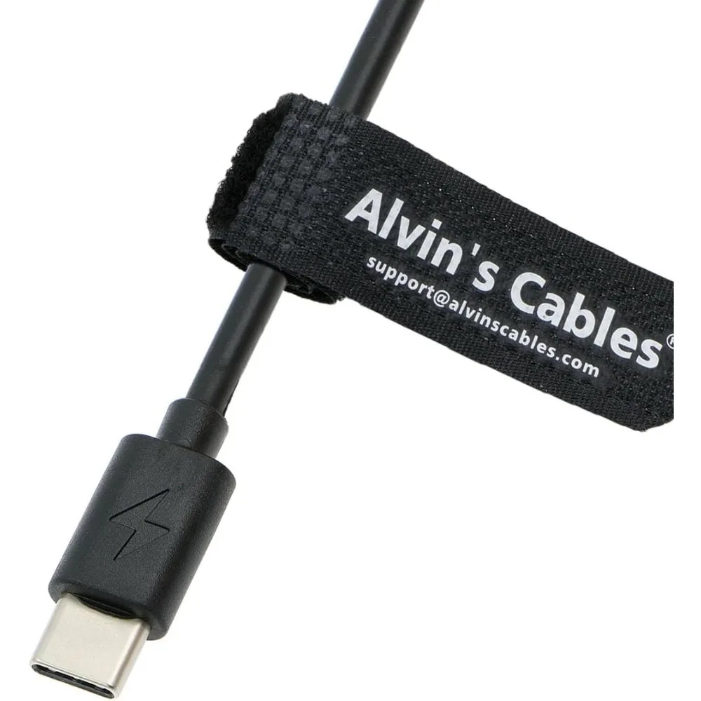 Alvin's Cables NP-BX1 Dummy Battery to PD USB-C Coiled Power Cable for Sony Cybershot ZV-1, DSC-RX1, RX1R, RX100 II III Cameras