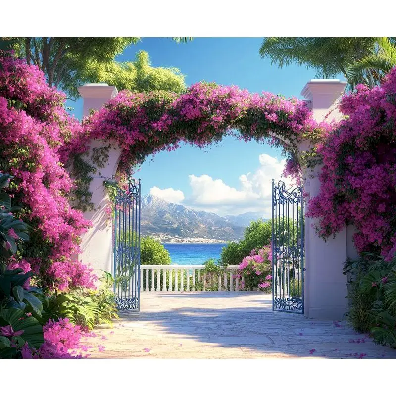 

GATYZTORY Acrylic Paint By Numbers For Adults Town Landscape Drawing On Number Diy Crafts Wall Decor Gift Coloring With Number