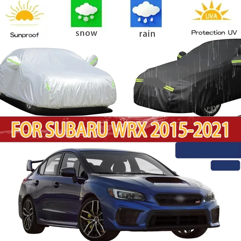 

For Subaru WRX 2015-2021 Full Car Covers Outdoor Sun Anti UV Rain Snow Dust Protection Oxford Cloth Accessories
