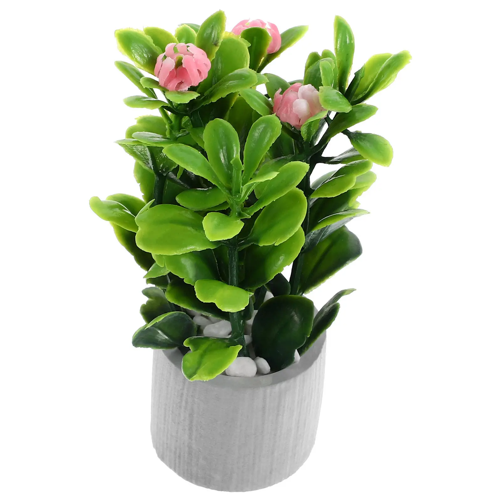 

Миниатюрное растение в горшке: имитация бонсай, украшение из глины, миниатюрная зелень для декора дома и рабочего стола