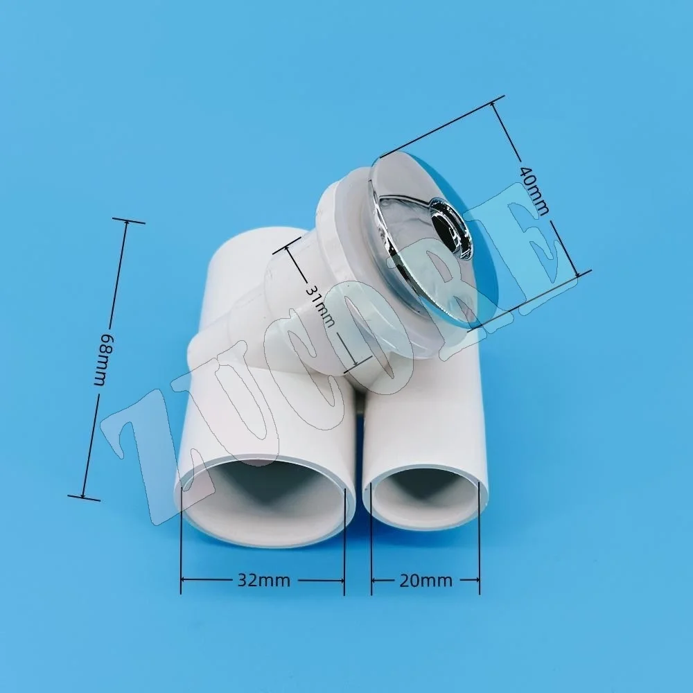 Φ40mm Cover 32mm Water-in Jet Nozzle Chromed Cap PVC Body Massage Bathtub Bubble Nozzle Straight Shape Hot Tub Water Jet Nozzle
