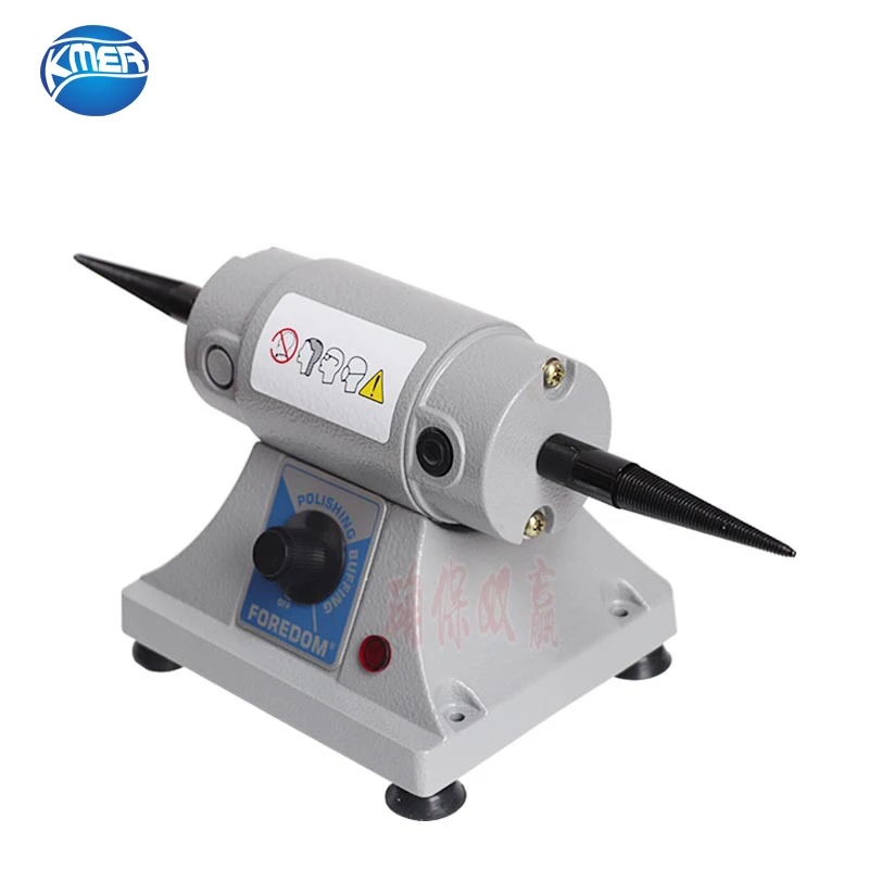

Double-Head Tabletop Cloth Wheel Polisher Foredom Bench Lathe Small Power Adjustable Speed Double Head Polisher Grinding Machine