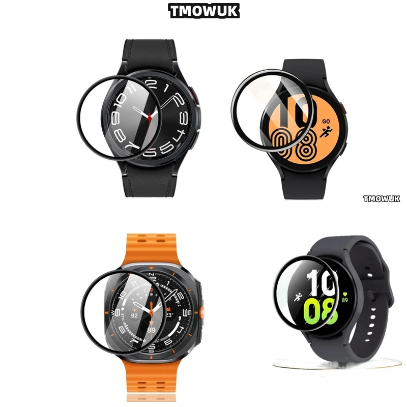 

3D Curved Soft Film - Full Cover Protective For Samsung Galaxy Watch 4 5 6 7 Ultra FE PRO 47 44 43mm 40mm
