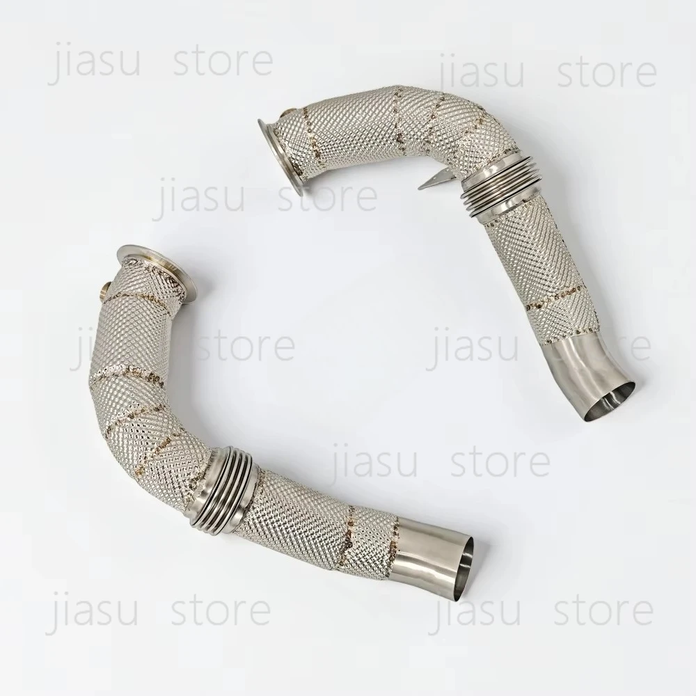 

High Flow 304 Stainless Steel Exhaust Pipe for F10 M5 F12 F13 M6 4.4L V8 Performance Upgrade