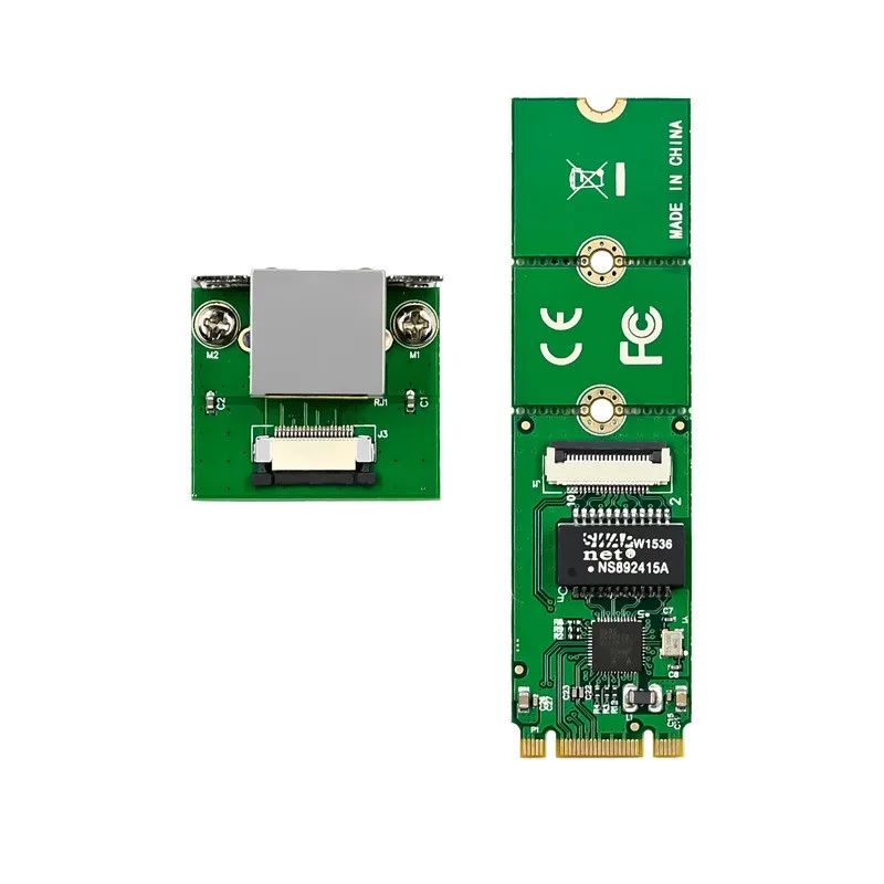 М. 2 B + M ключ к гигабитному однопортовому проводному промышленному контроллеру компьютерная сетевая карта RTL8111F Ethernet FPC кабель