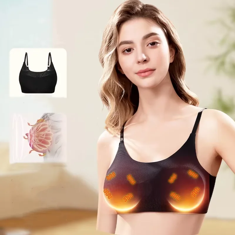 

Breast Enlarging Massager Bra Electronic Vibration Chest Massager Breast Enhancement Instrument Breast Heat Stimulator Machine