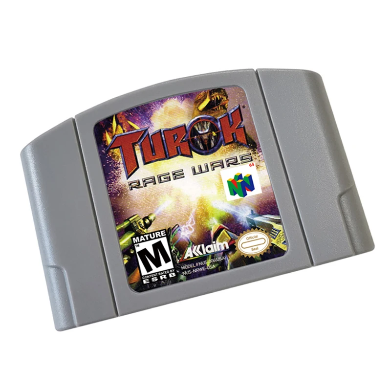 Game Cartridge For N64 -Turok Rage Wars High Definition Game Cartridge   Compatible Fond memories of childhood