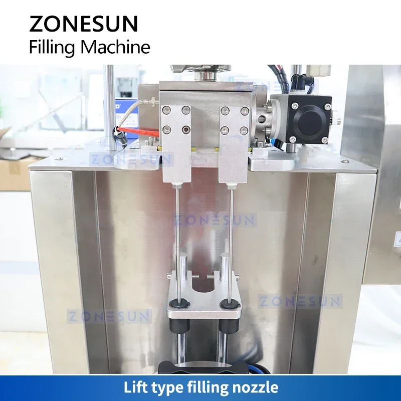 ZONESUN Mesin Pengisi Pasta Pengisi Lip Gloss Mesin Pengisi Tabung Mesin Pengisi Pencampur Pemanas ZS-CCF1500