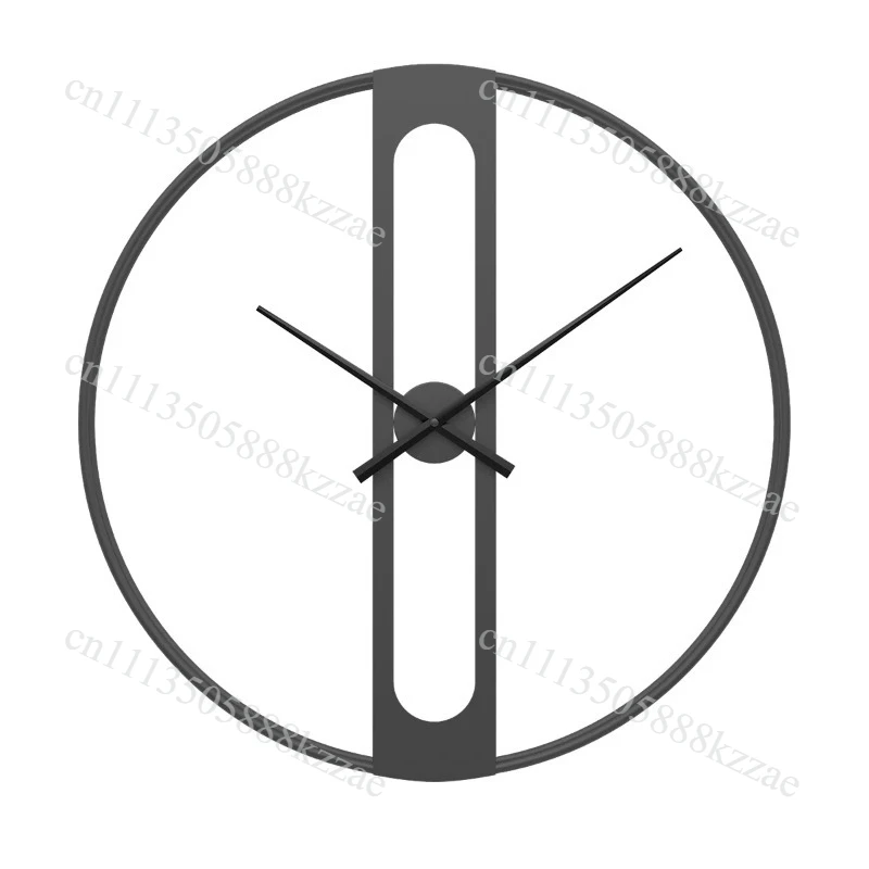 Nordic Wall Clocks Personality Silent Elegant Wall Watch Large Simple Metal Clock for Home Living Room Aesthetic Decorations