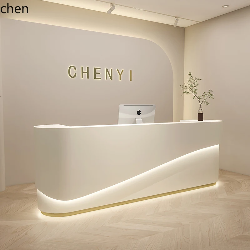 

ZML women's clothing store checkout page Simple modern company Reception desk