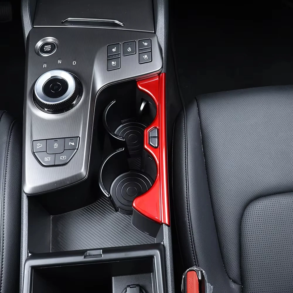 1 Stück Für Kia Sportage NQ5 2026 Vordere Reihe Getränkehalter-Rahmenabdeckung Innenraum-Zubehör LHD – Detail 4