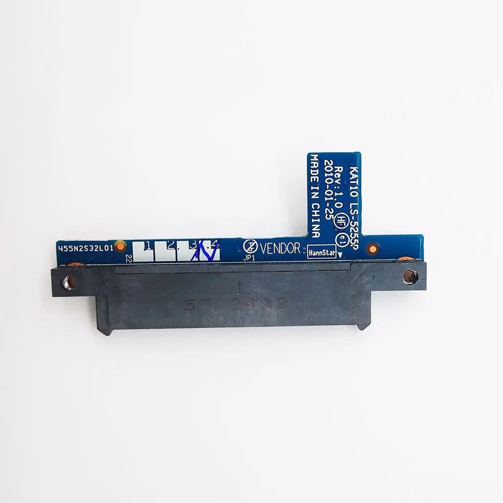 Hdd ssd sata jack placa para hp elitebook 2540p 2540 portátil sata disco rígido hdd ssd conector adaptador jack placa kat10 LS-5255P