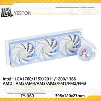 ZEAGINAL YESTON YT-360 CPU all-in-one water cooling radiator，Rotating water cooling head，support LGA1700/115X/1200/AM5/AM4