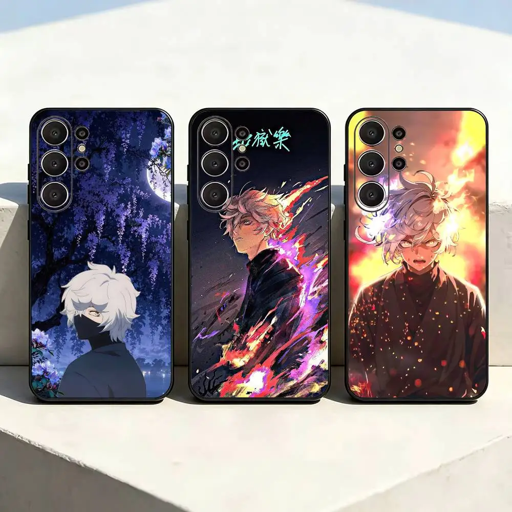 Anime Jigokuraku Gabimaru-a Soft Silicone Case for Samsung S26, S24, S21, S22, S23, S30, Ultra,  Plus, FE, Lite-Black