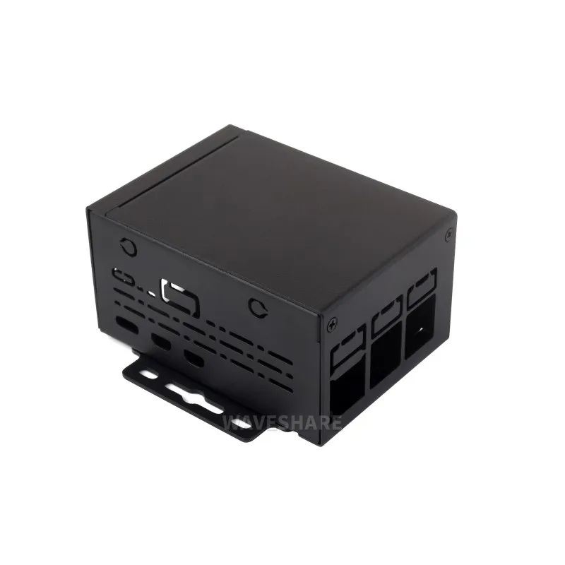 Industrial Grade Metal Case (D) for Raspberry Pi 5,Larger Internal Space,Supports Installing Official Cooling Fan And Various