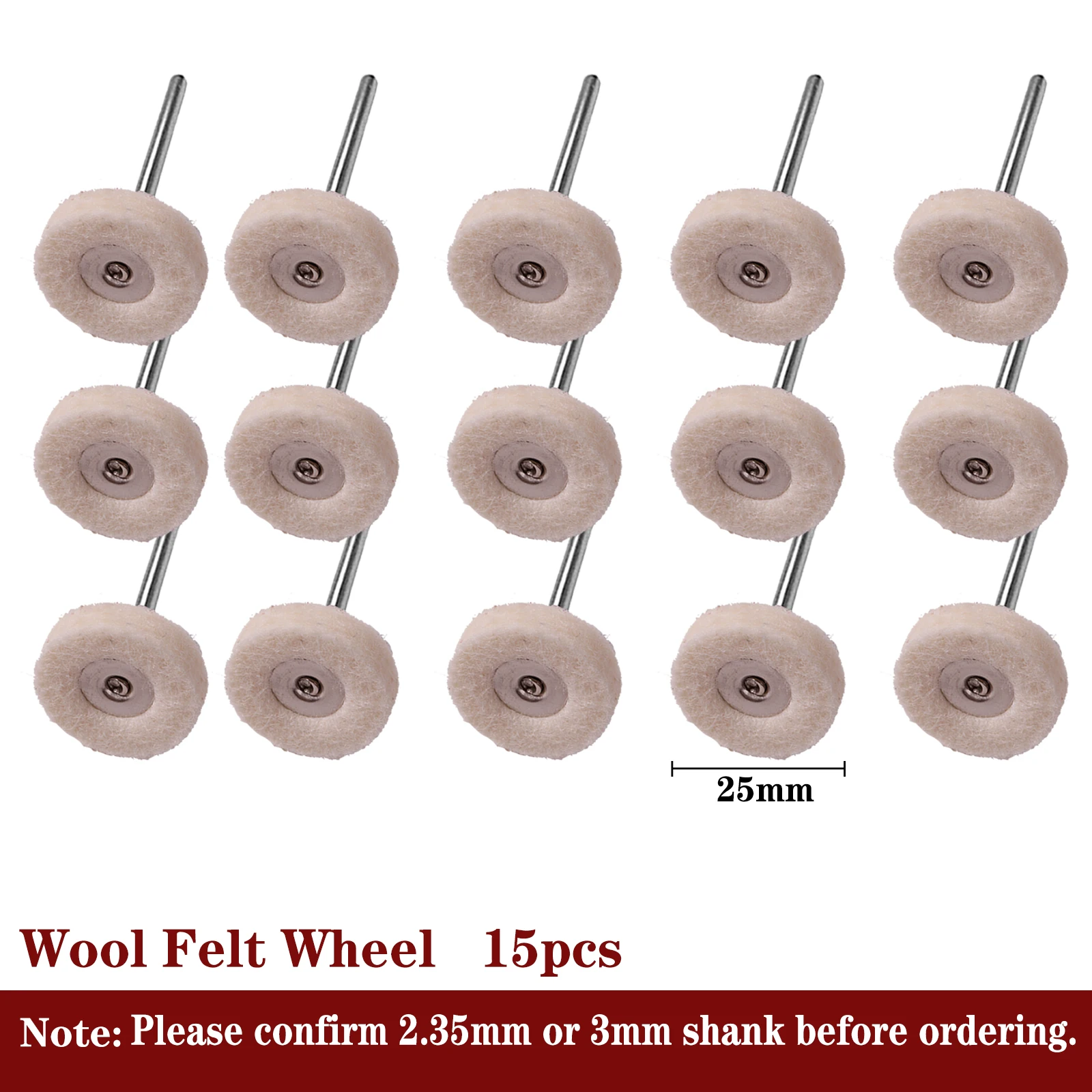 Variant: T Wool Wheel 15pcs