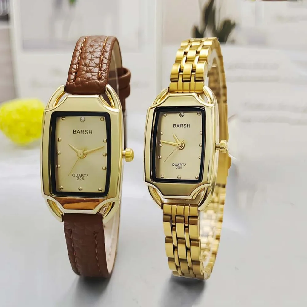 

Лидер продаж, женские кварцевые часы, модные ретро-часы с кожаным ремешком, женские часы, роскошные подарочные наручные часы для девочек, простые часы Reloj Mujer
