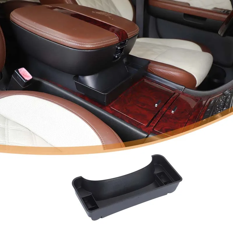 

For Cadillac Escalade 2007-2014 Car Center Console Armrest/Cigarette Lighter Storage Box ABS Car Interior Storage Accessories