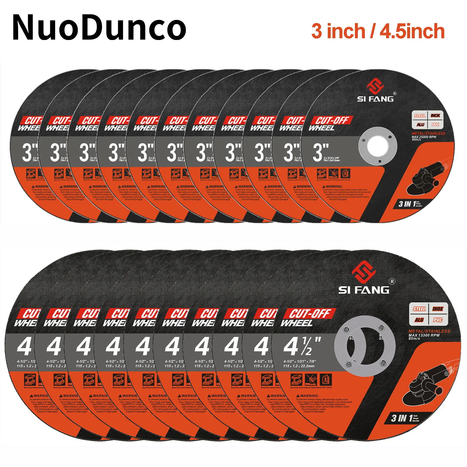 

75mm115mm Cutting Discs Resin Circular Saw Blades Angle Grinder Cutting Wheels for Cutting metal Iron Wood Plastic 5-50Pcs