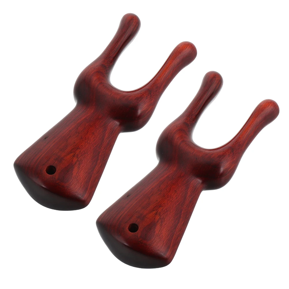 

2 шт. массажные инструменты, ручной меридиан для лица, ручной деревянный массажер для путешествий