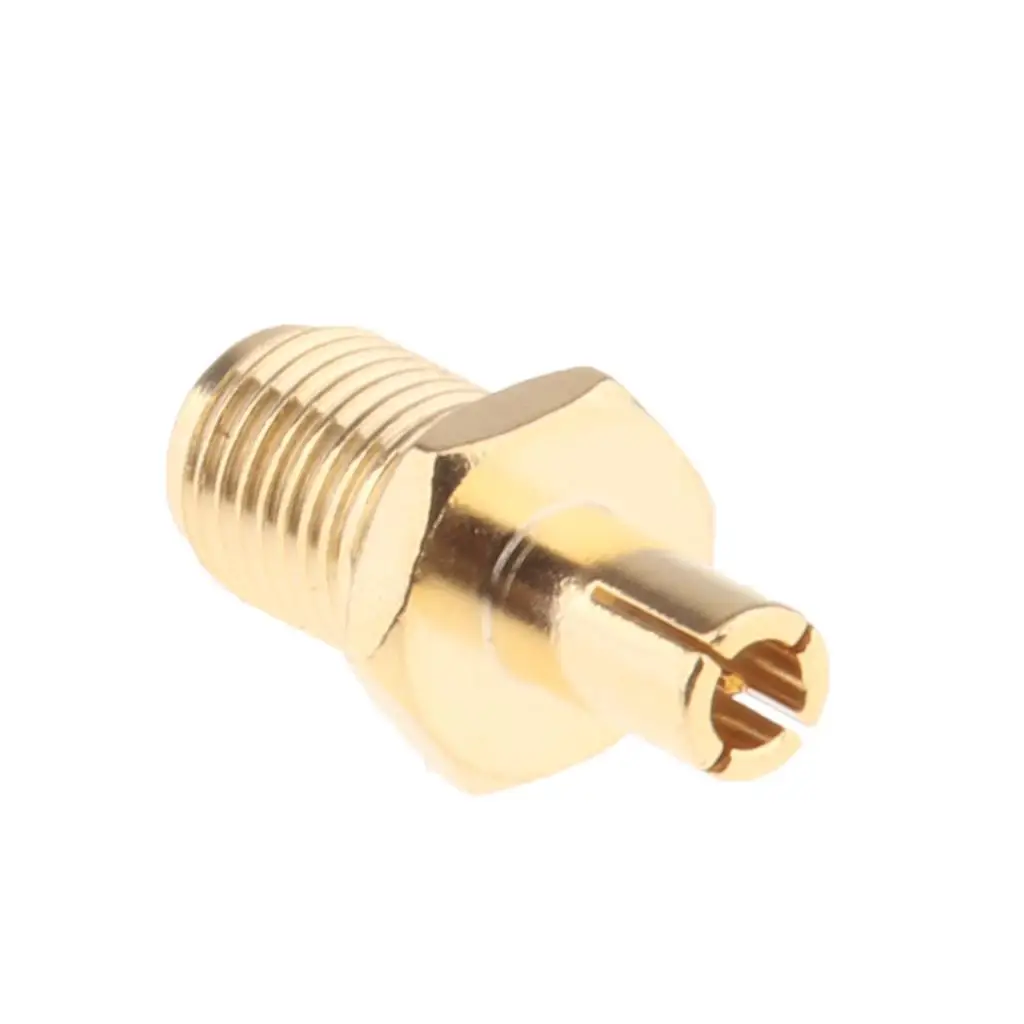 SMA Female to TS9 Male Adapter Alloy Coaxial Connector RF Coaxial Cable Converter for Wireless Device Projects