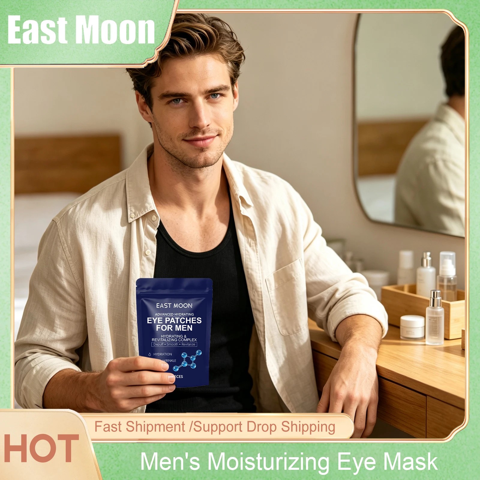Collagen Eye Patch - East Moon 10 stuks collageen oogpatches