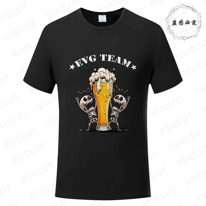 2026 Fashion Bachelor Party Single Farewell Tees: Future Groom & Groomsman, French Men Oversized Wedding T-shirts for EVG Team