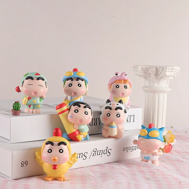 Crayon Shin Chan New Blind Box Cartoon Story Series Ornament Model Cute And Cute Shin Chan Ornament Can Be Given As A Gift