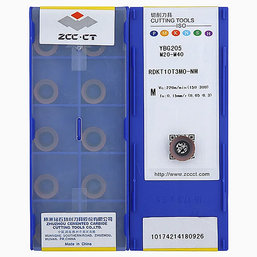 

RDKT10T3MO-NM YBG205/RDKT10T3MO-NM YBS203 ZCC.CT RDKT10T3MO-NM RDKT10T3MO CNC carbide inserts milling inserts 10pcs/box