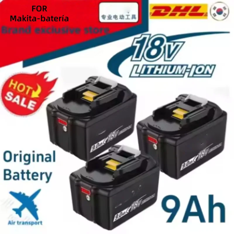 

FOR Makita-batería recargable BL1890, herramienta eléctrica de repuesto de 18V, 9,0 AH, para Makita DDF487 DGA404 DTW700 DHP487