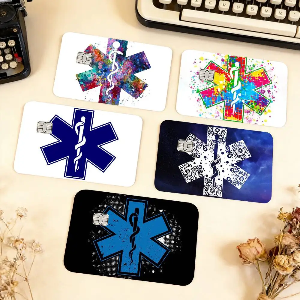 

Star of Life Waterproof Film Skin Cover Credit Card Stickers Debit Front Bank Bus Pass
