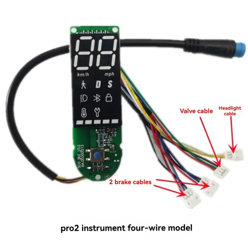 Pro2 Instrument 4-Wire Electric Scooter Accessories BT Circuit Board 2 Accessories Instrument Panel BT