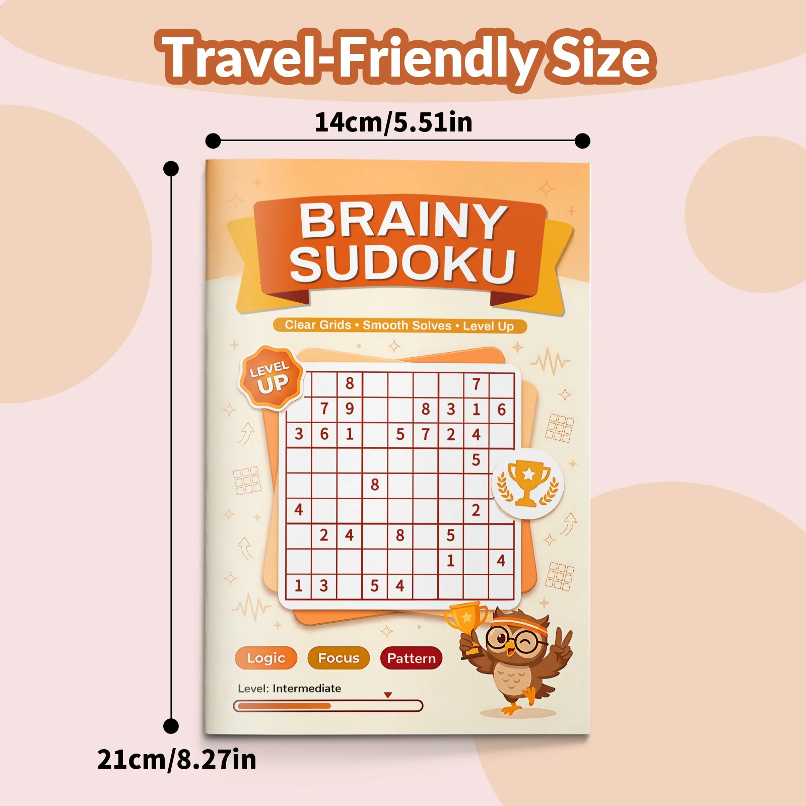 Kids Early Education Sudoku Puzzle Book, Brain Teaser Logic Game Workbook, Number Reasoning Training Book for Toddlers view 4