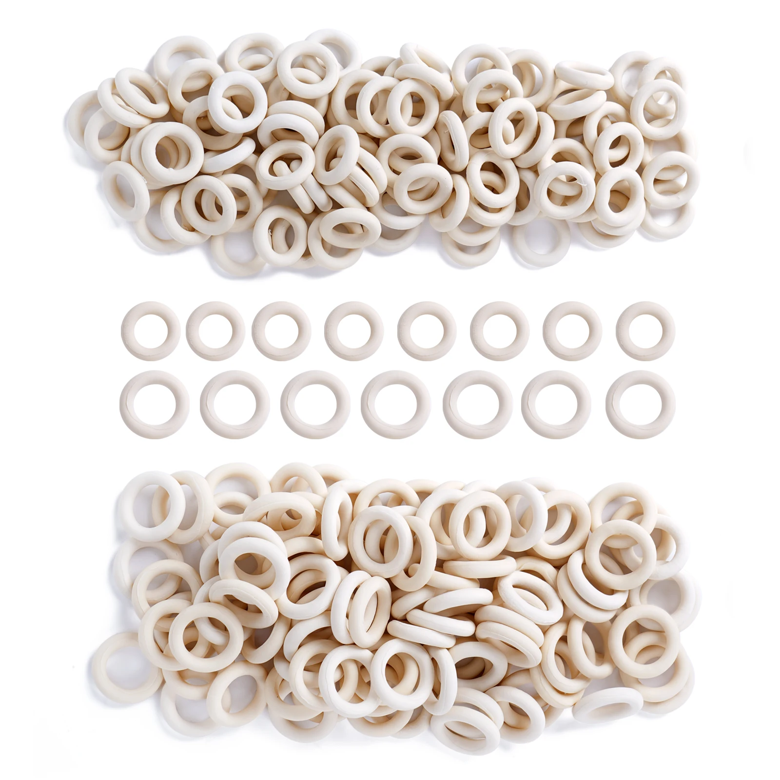 100 Pcs Large Rubber Rings Piglets Sheep Tail Cutting Castration Ring Castration circle Castration Ring Farm Animal Accessories