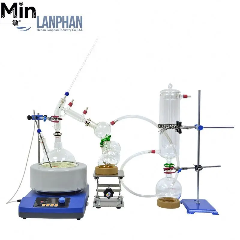 High Quality 2L Laboratory Short Path Distillation Turnkey Complete Kit for Essential Oil Purification
