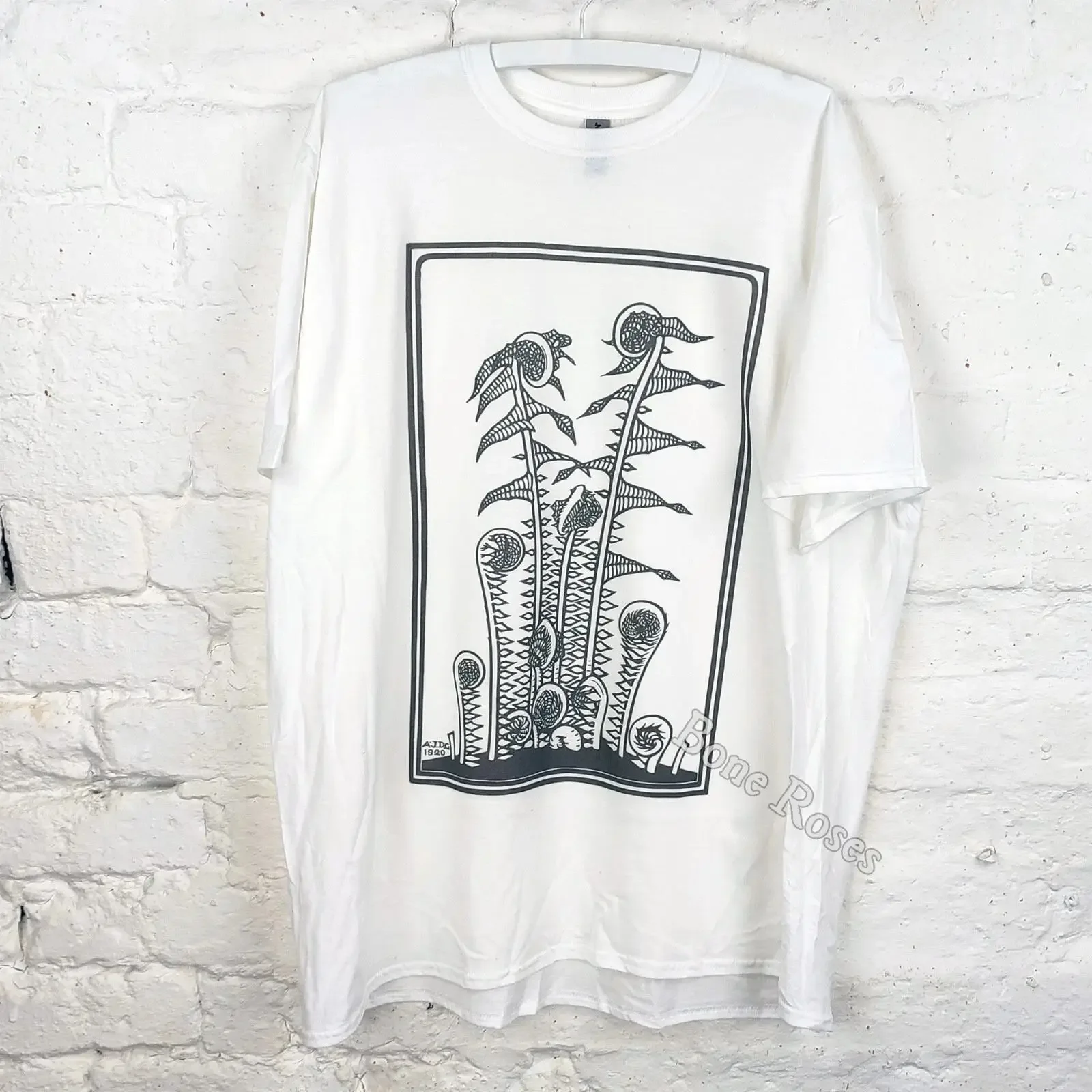 Ferns 1920 Adult T Shirt Vintage Art vintage Washed Comfortable Slightly streetwear designer clothes Unisex Breathable