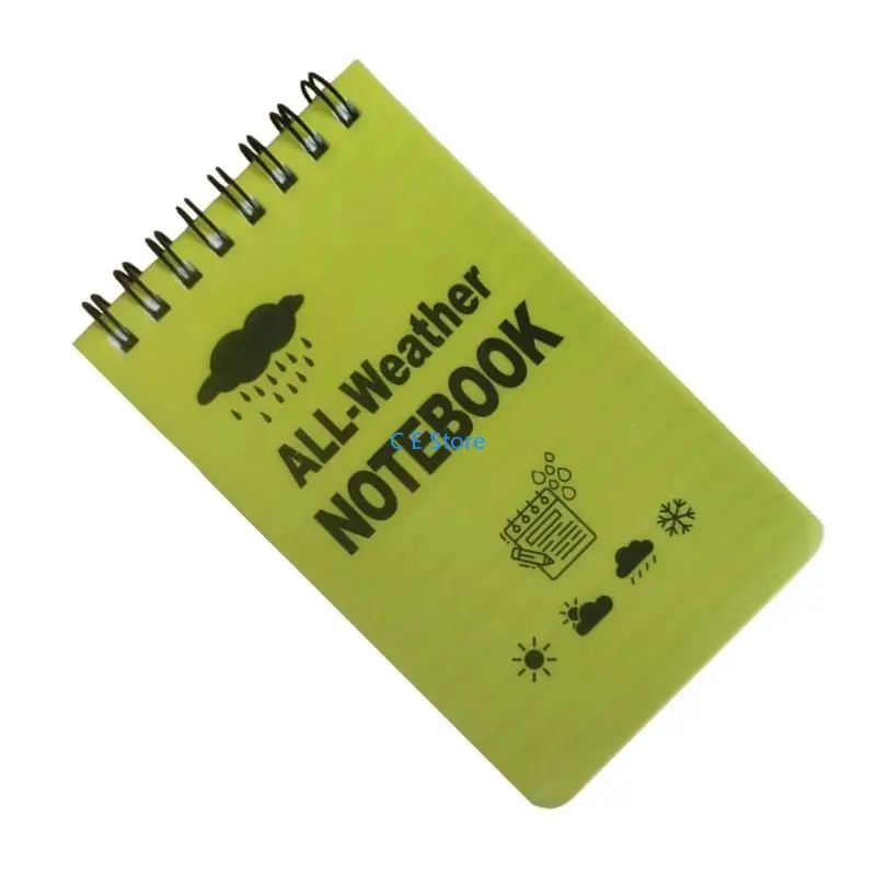Waterproof Notebook Tacticals Pocket Notebook All Weather Paper Notebook 7.6x12.7cm For Outdoor Activities Recording