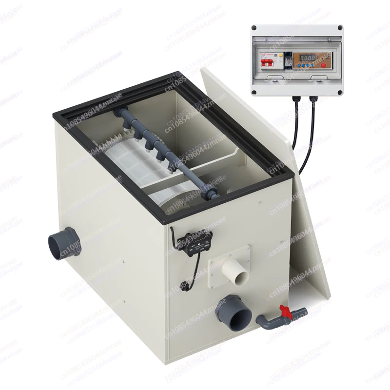 Drum Microfilter, Fish Pond Automatic Backwash Cycle Fish Stool Separation Filter, Aquaculture microfilter