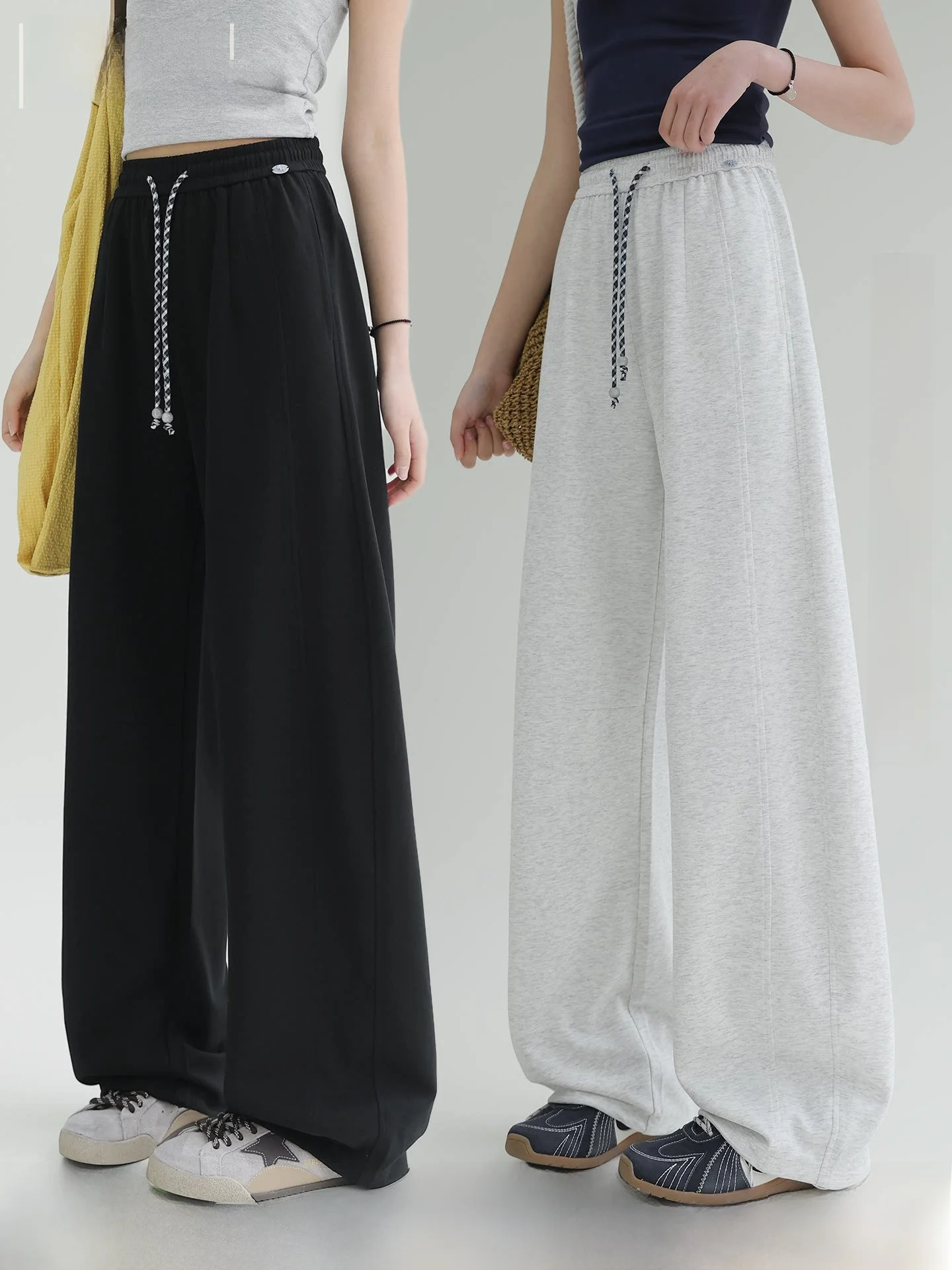 pantaloni-sportivi-estivi-da-ragazza-in-maglia-sottile-gamba-dritta-casual-in-misto-cotone-vita-alta-con-elastico-in-vita