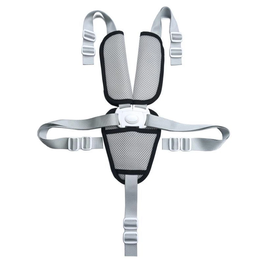 Accesorios para cochecito de bebé, cinturón de seguridad de cinco puntos, asiento para el almuerzo, cinturón de seguridad de coche para bebé, cinturón de seguridad Universal