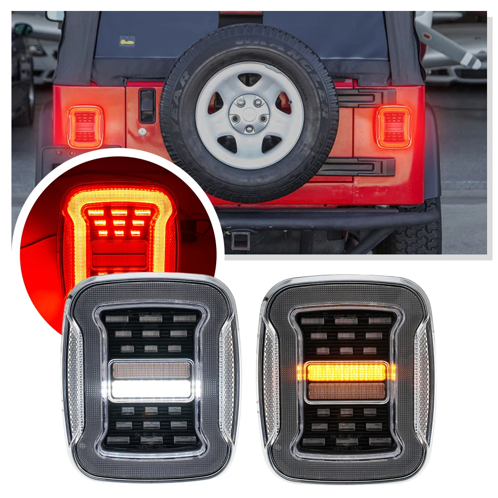 2PCS Led Rear Bumpe…