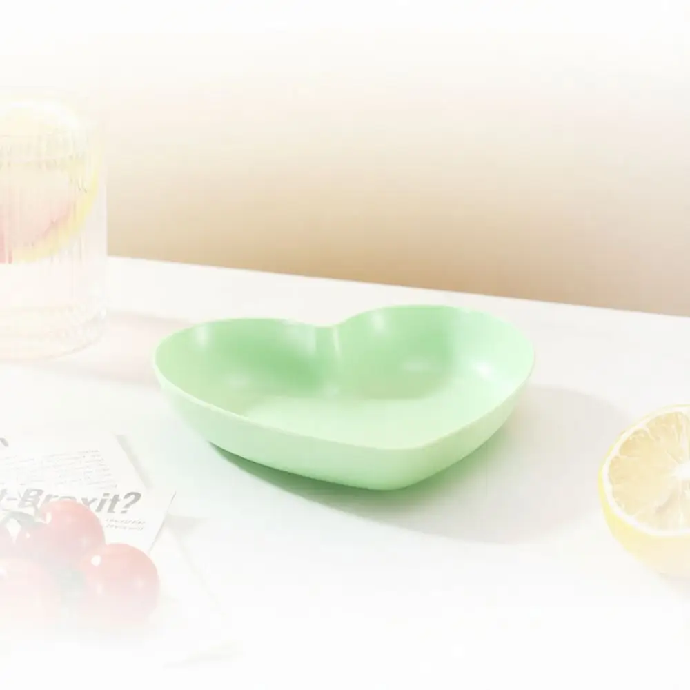 Elegant Elegant Heart Shaped Tray Plastic Snack Dish Desktop Organizer Kitchen Bone Collector Modern Fruit Plate Tableware - Aliexpress Deal