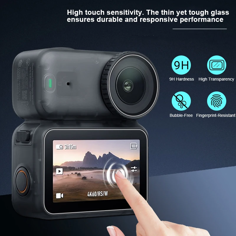 

2 set For DJI osmo nano HD Tempered Glass Screen Protector for DJI osmo nano camera