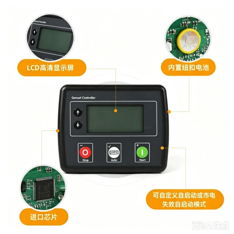 DSE4520 Generator Controller Module, AMF Auto Mains Failure Controller Compatible  for With DSE4520MKII