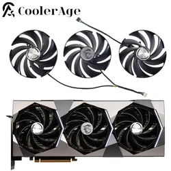 Voor MSI GeForce RTX 4070 Ti 4080 4090 SUPRIM X Videokaart Fan 95 MM PLD10020B12H RTX4070Ti RTX4080 RTX4090 Videokaart Fan