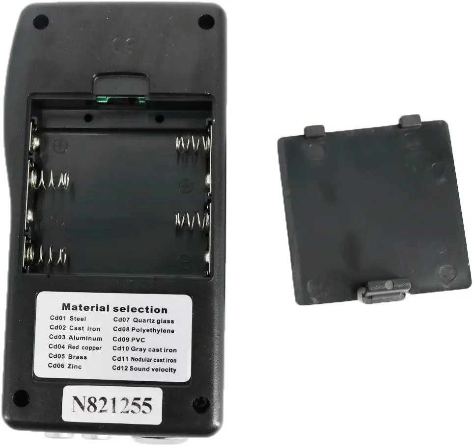 LANDTEK TM-8812 Ultrasonic Thickness Meter TM8812 with Display 4 Digit 10mm LCD Measuring Range 1.2~200mm/0.05~8 Inch