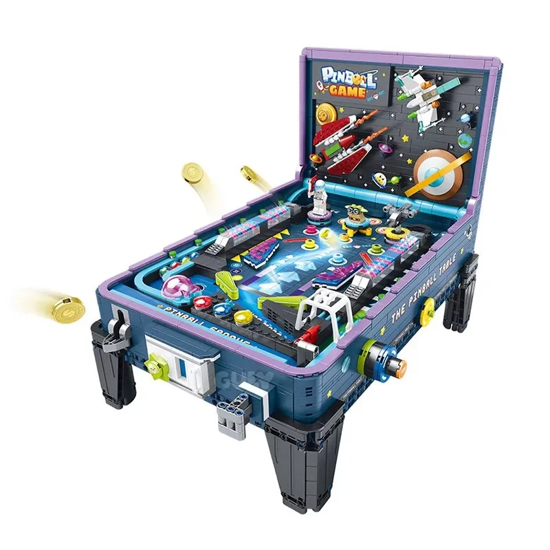 

GULY 60526 Модель игровой консоли для пингбола, сборка головоломок, серия игрушек «сделай сам», строительные блоки, праздничные подарки для мальчиков, 2309 шт.