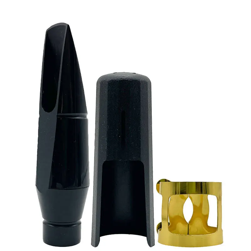 Baritone Saxophone flute head set reed fixed clip copper card cap Bali East flute head ABS mouthpiece E-drop  Baritone Sax